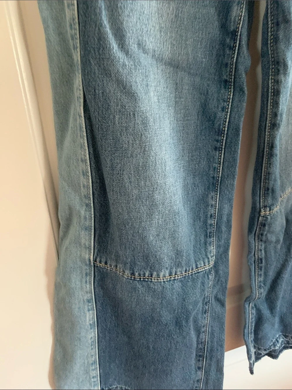 NWT Old Navy Medium Blue Wide-Leg High-Rise Jeans